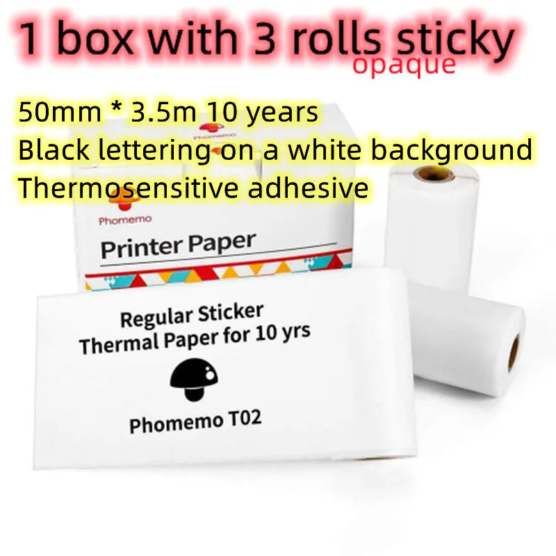 Mini printer paper roll